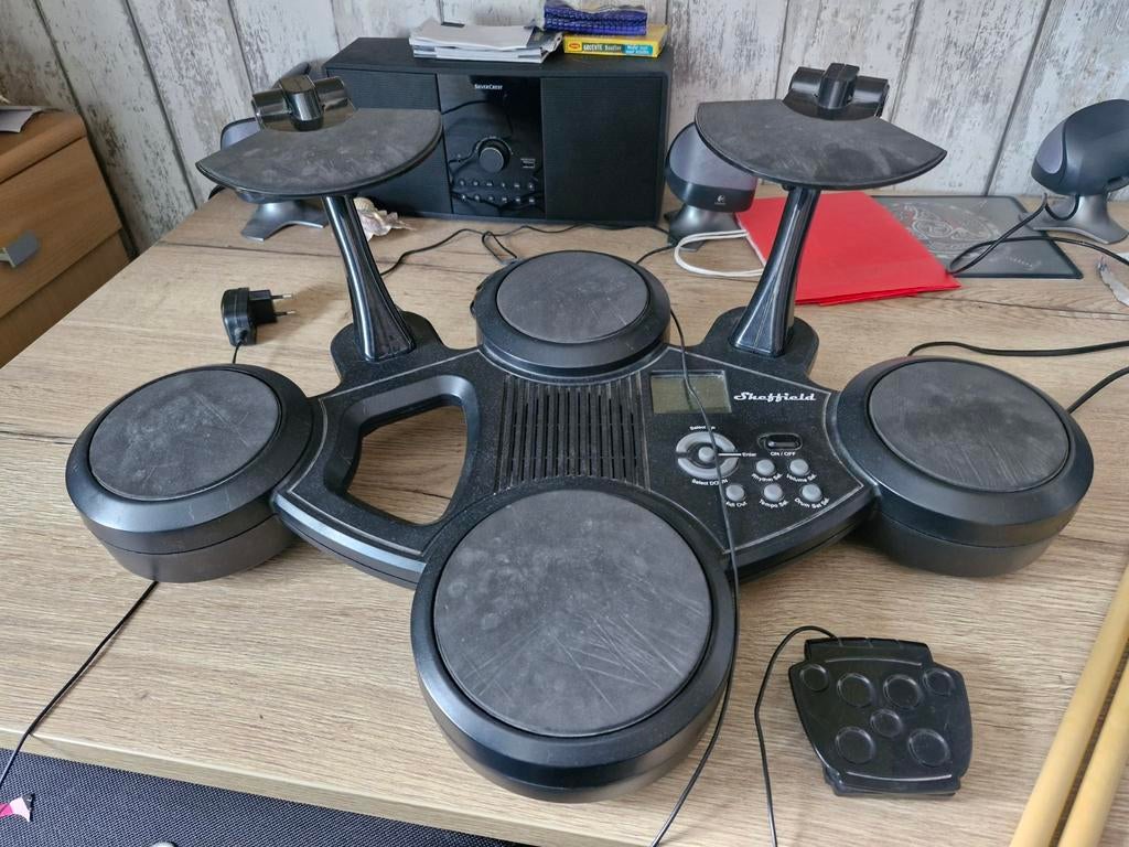 Sheffield Elektronisch Drumstel - Compact en Compleet, Muziek en Instrumenten, Drumstellen en Slagwerk, Ophalen, Gebruikt, Overige merken