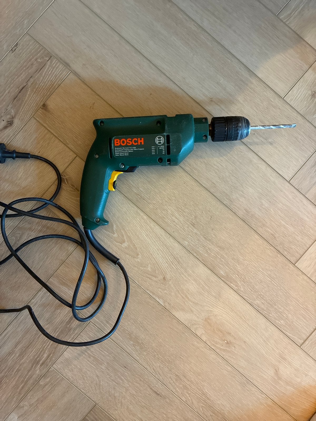Bosch Boormachine - Goede Staat, Ophalen, Gebruikt, Minder dan 400 watt, Boormachine