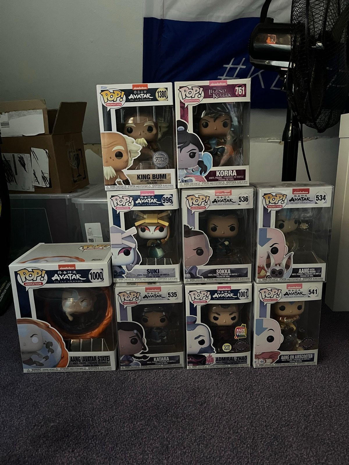 Funko Pop! Avatar: The Last Airbender & Korra Collectie, Ophalen of Verzenden, Zo goed als nieuw