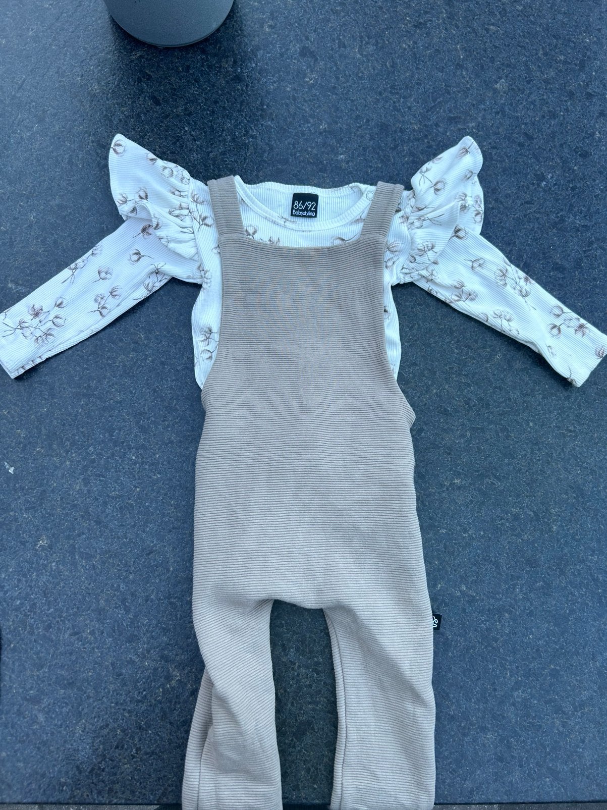 Babystyling set maat 86/92, Kinderen en Baby's, Babykleding | Maat 86, Ophalen of Verzenden, Zo goed als nieuw, Meisje, Setje