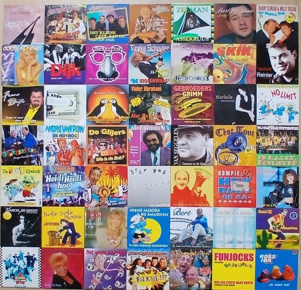 Partij CD Singles , 350 Stuks Nederlands talig, Ophalen of Verzenden, Zo goed als nieuw, Nederlandstalig