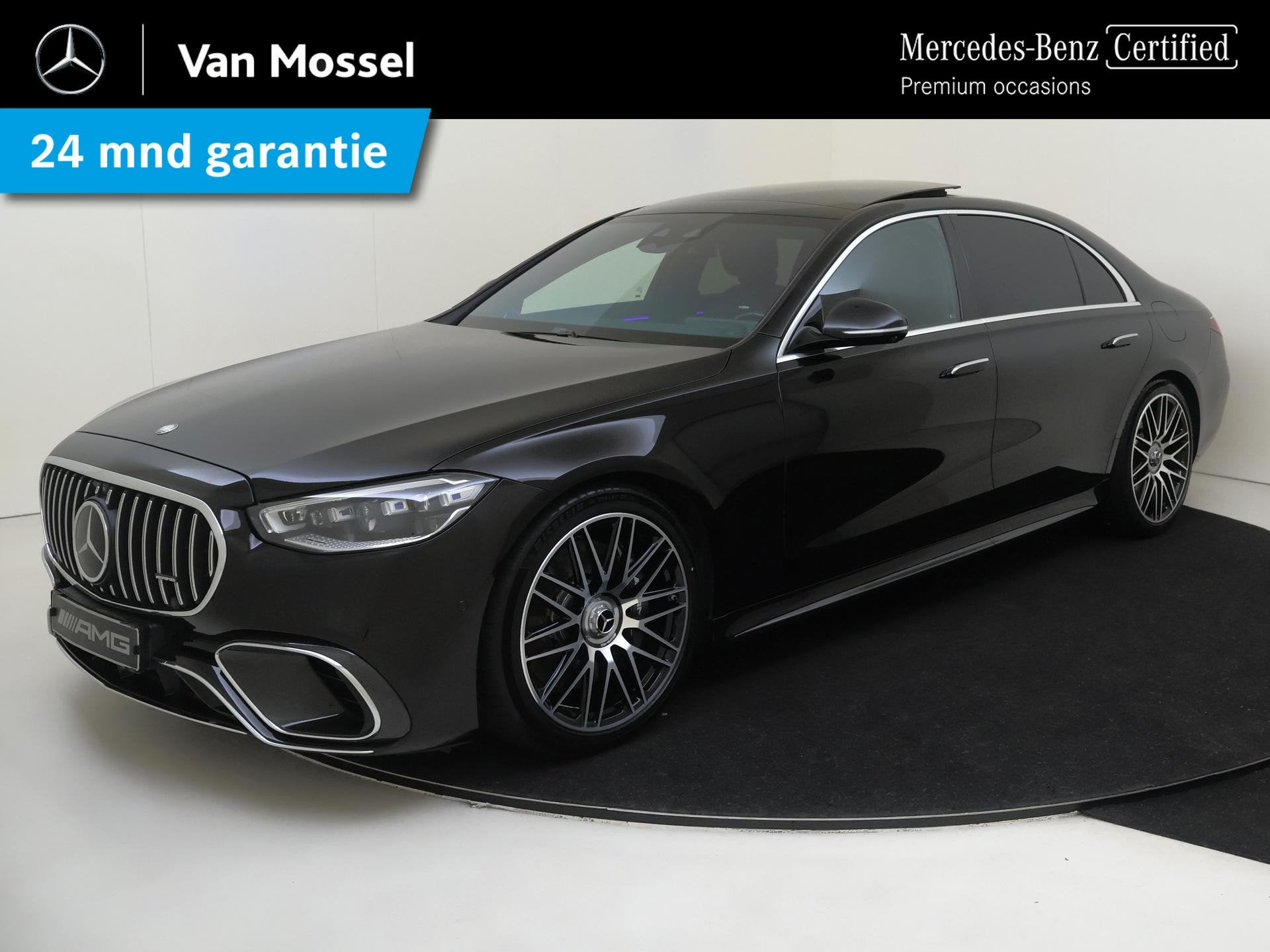 Mercedes-Benz S-klasse AMG 63 S E Performance / Premium Plus, Auto's, Automaat, Gebruikt, Zwart, Bedrijf