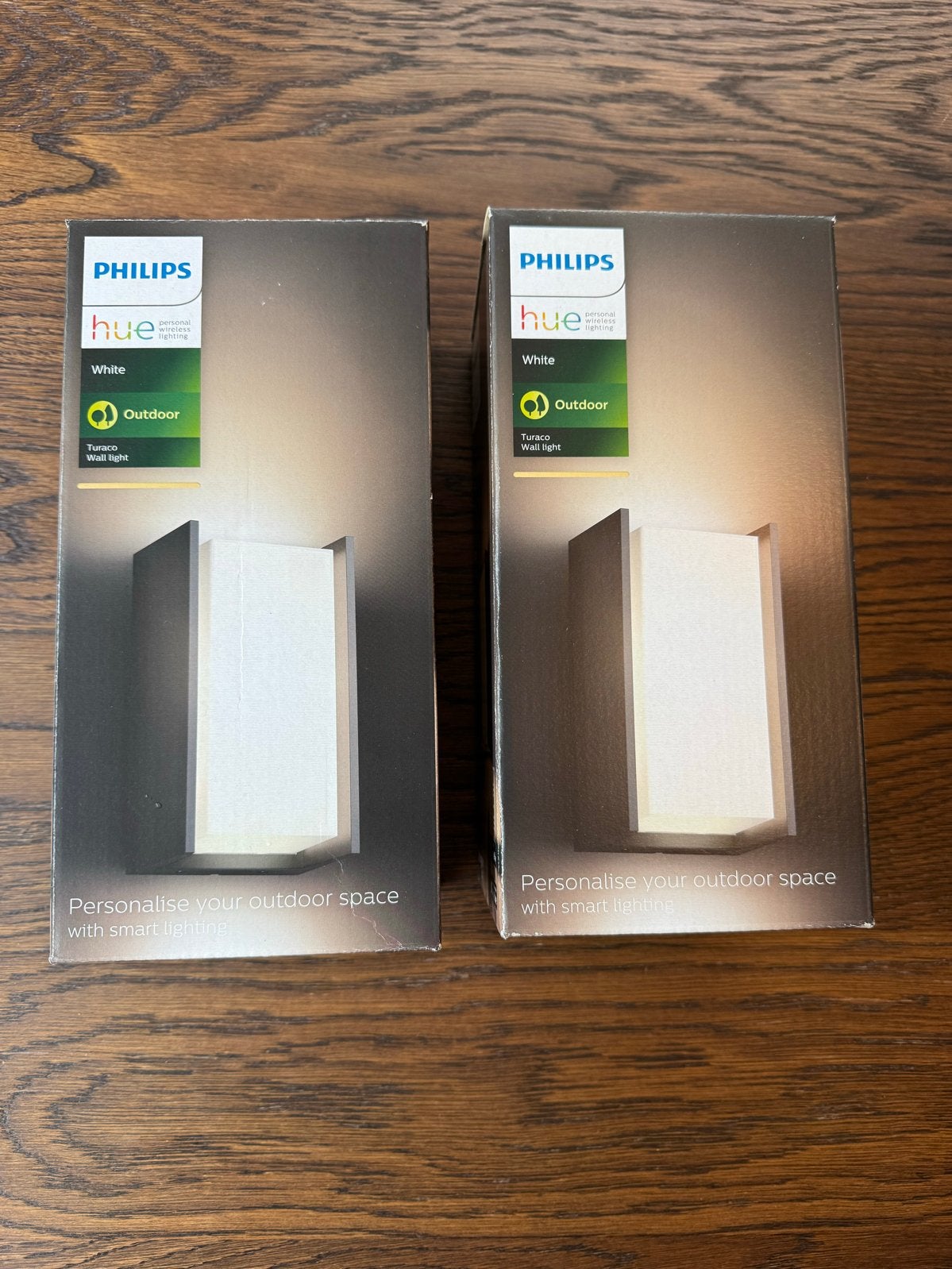 Philips Hue Turaco Buiten Wandlamp - 2 stuks, Ophalen, Minder dan 50 watt, Wandlamp, Netvoeding