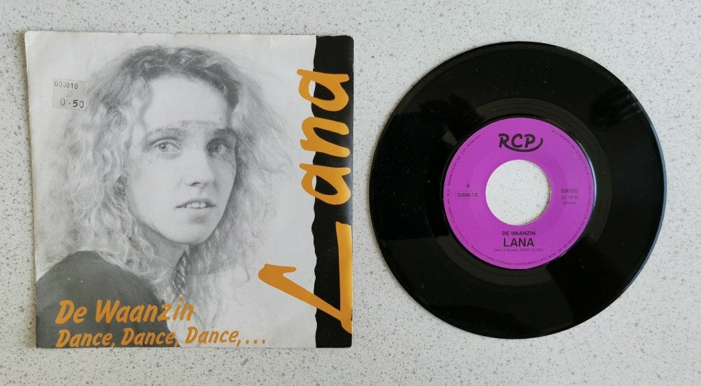 Single Lana - De waanzin, Ophalen of Verzenden, Gebruikt, Overige formaten, Levenslied of Smartlap