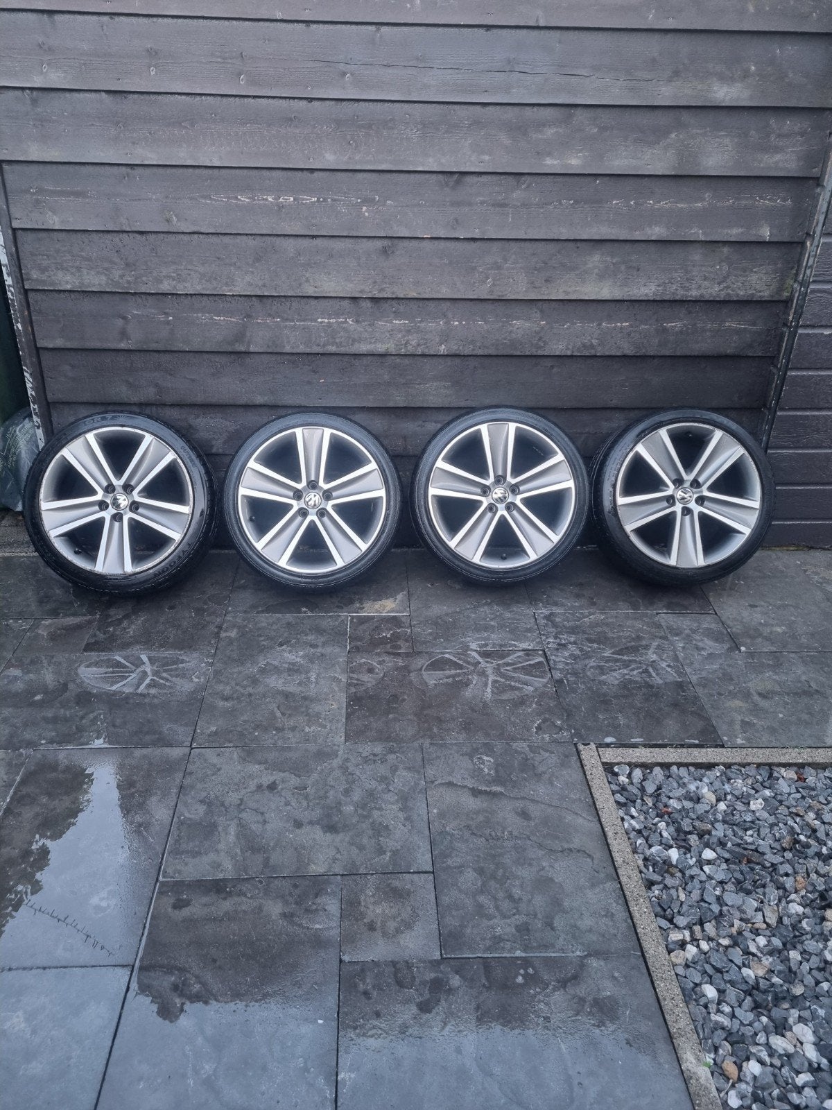 orginele volkswagen polo cross borbet 17 inch velgen, Ophalen, Velg(en), 17 inch, Personenwagen