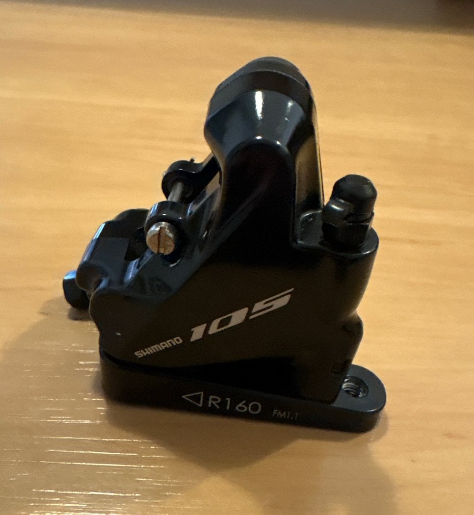 Shimano 105 R7070 Hydraulische Remklauw Achter (Gebruikt), Fietsen en Brommers, Remmen, Gebruikt, Ophalen of Verzenden, Aluminium