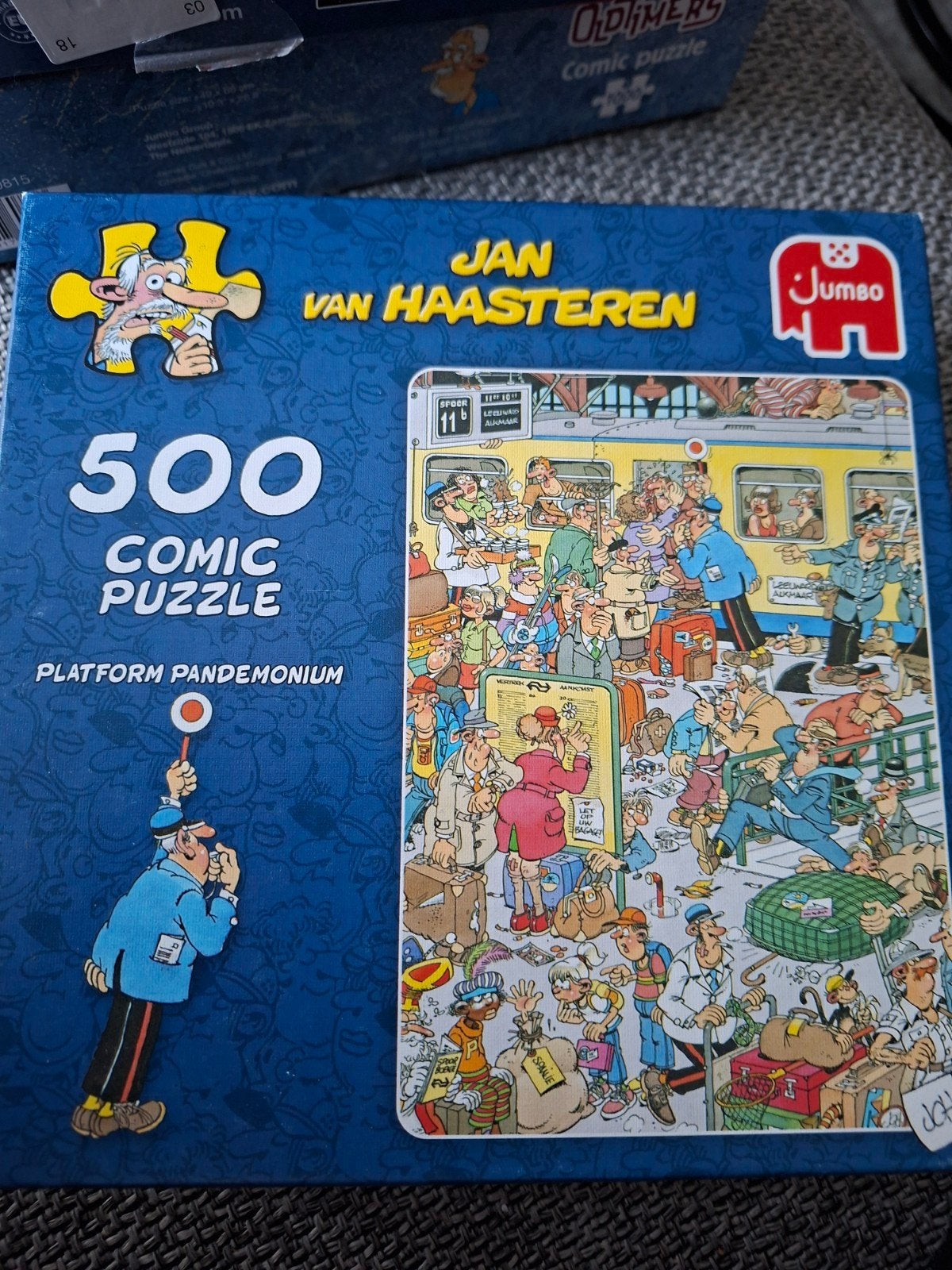 J v Haasteren puzzel Platform Pandemonium 500 stukjes, Ophalen, 500 t/m 1500 stukjes, Zo goed als nieuw, Legpuzzel