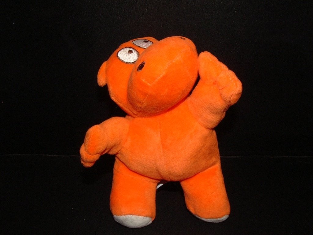 HUGGIES LUIERS NIJLPAARD GROOT VELOURS ORANJE MET, Verzenden, Nieuw, Overige typen