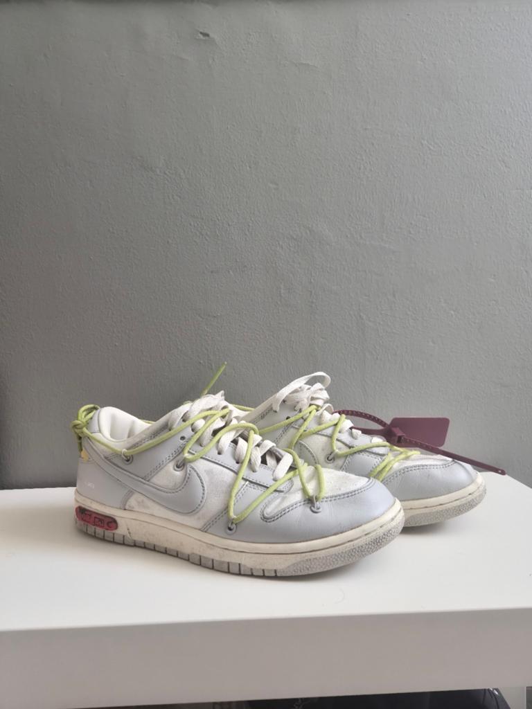 Nike Dunk Low Off-White Lot 03/50, Wit, Nike, Ophalen of Verzenden, Sneakers of Gympen
