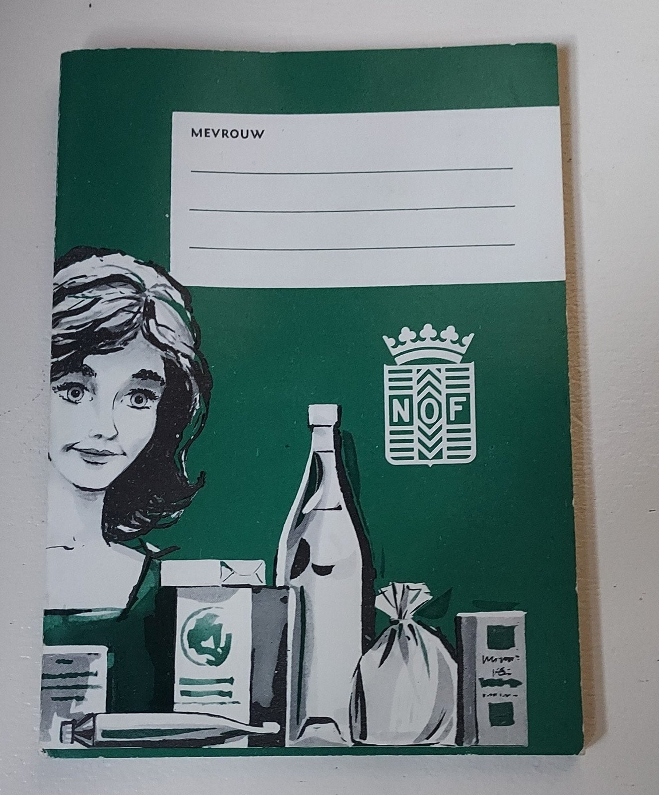 Uniek Vintage Calvé / NOF Huishoudboekje & Kasboek (Jaren 50, Ophalen of Verzenden, Gebruikt