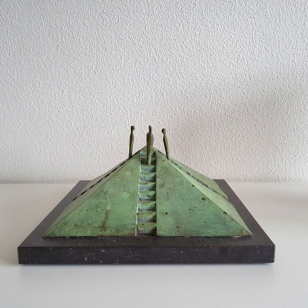 Sculptuur Pieter Kortekaas, Ophalen, Brons, 20 - 50 cm, Beeld