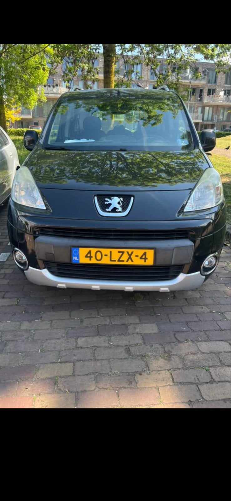 Peugeot Partner 1.6 Tepee  Zwart, Auto's, Peugeot, Voorwielaandrijving, Zwart, 75 €/maand, Handgeschakeld