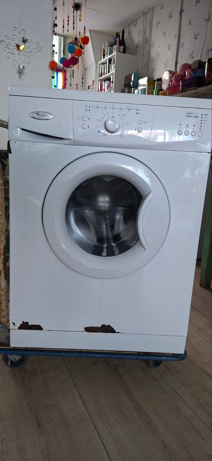 Whirlpool Texas 1400 Wasmachine - Klepje los, roest, Witgoed en Apparatuur, Ophalen, 1200 tot 1600 toeren, Gebruikt, 4 tot 6 kg