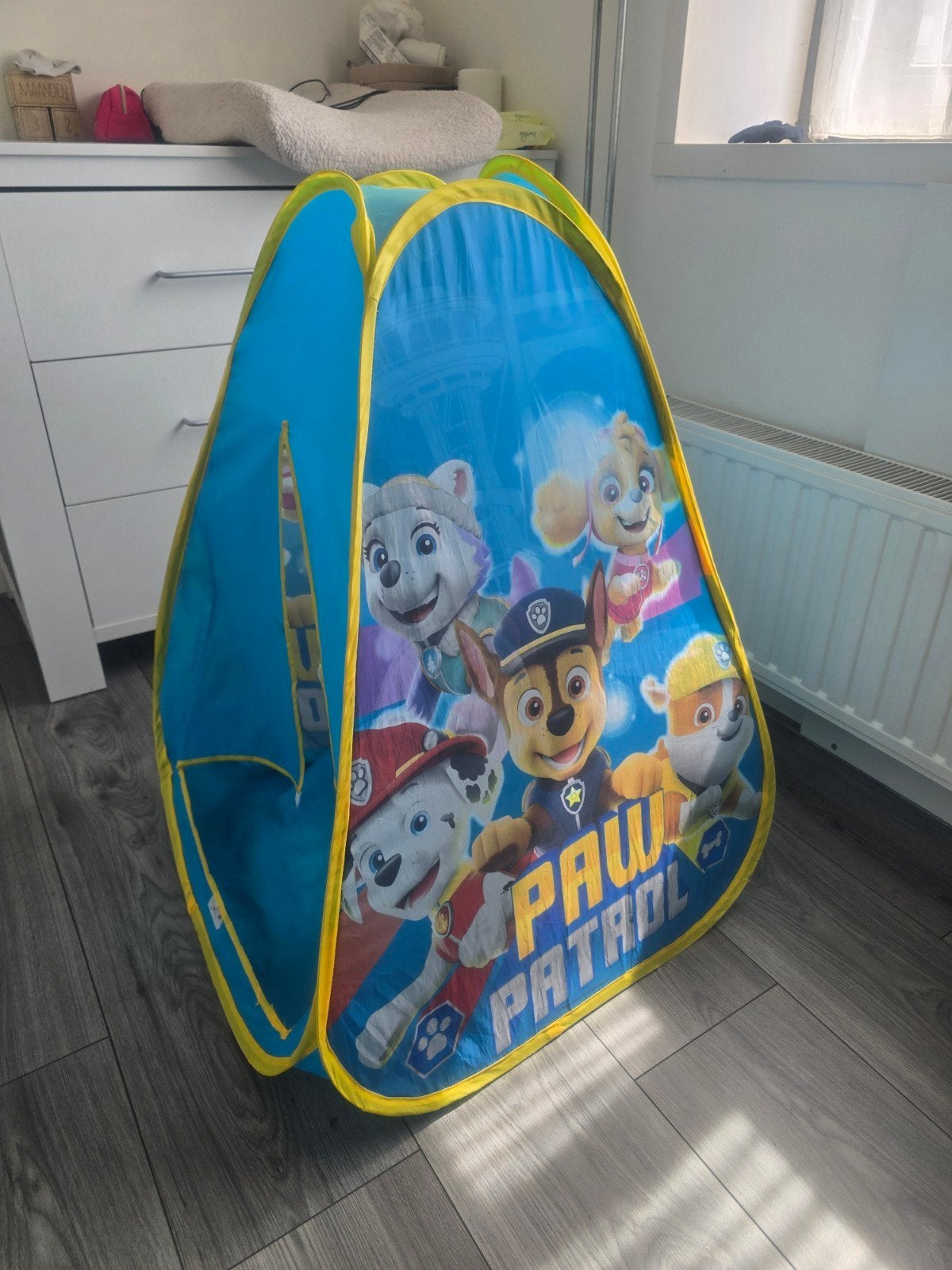 Paw Patrol speeltent - Blauw met gele rand, Ophalen of Verzenden, Gebruikt