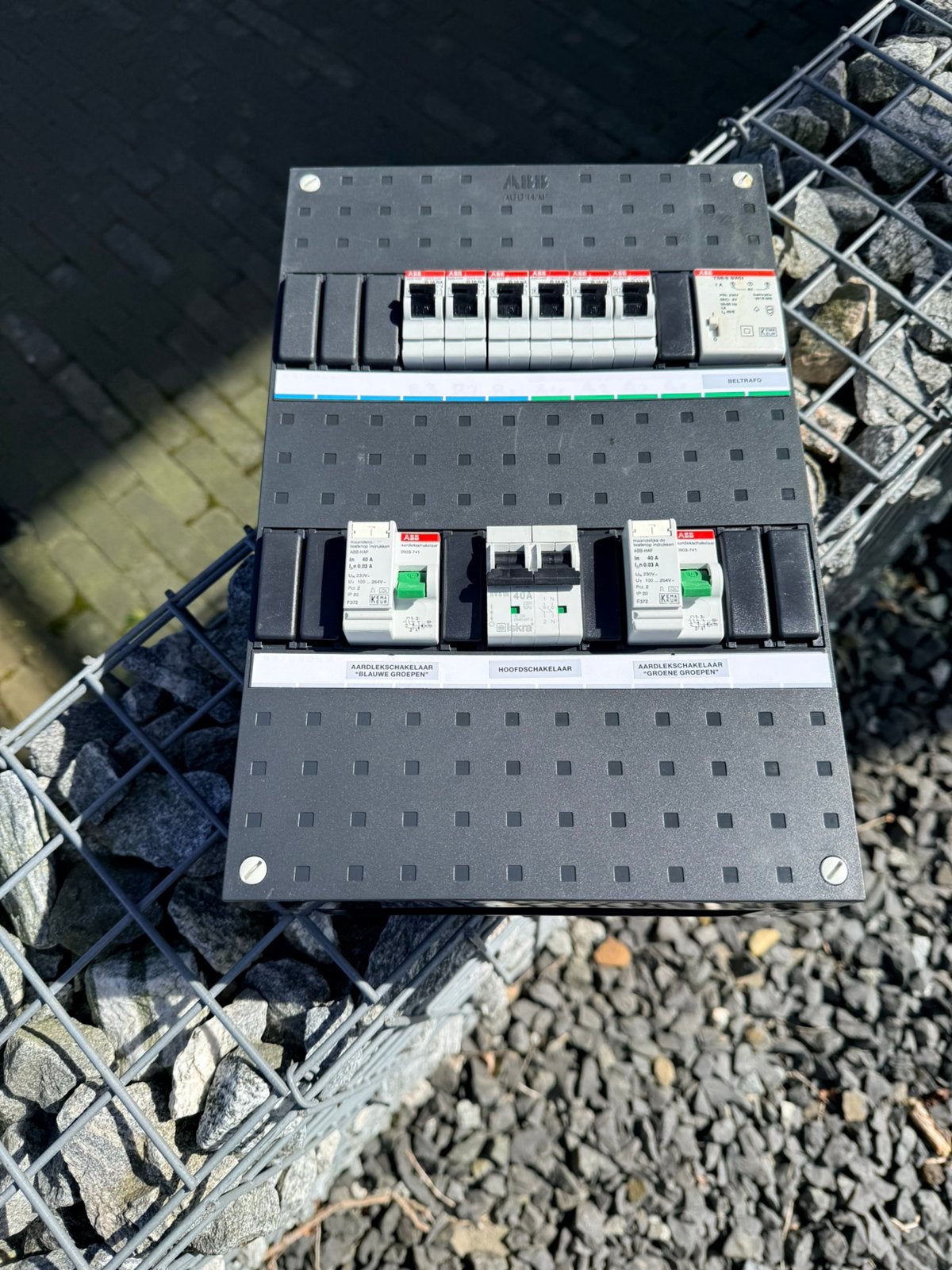 Abb meterkast 1 fase 6 groepen, Ophalen, Zo goed als nieuw, Overige typen