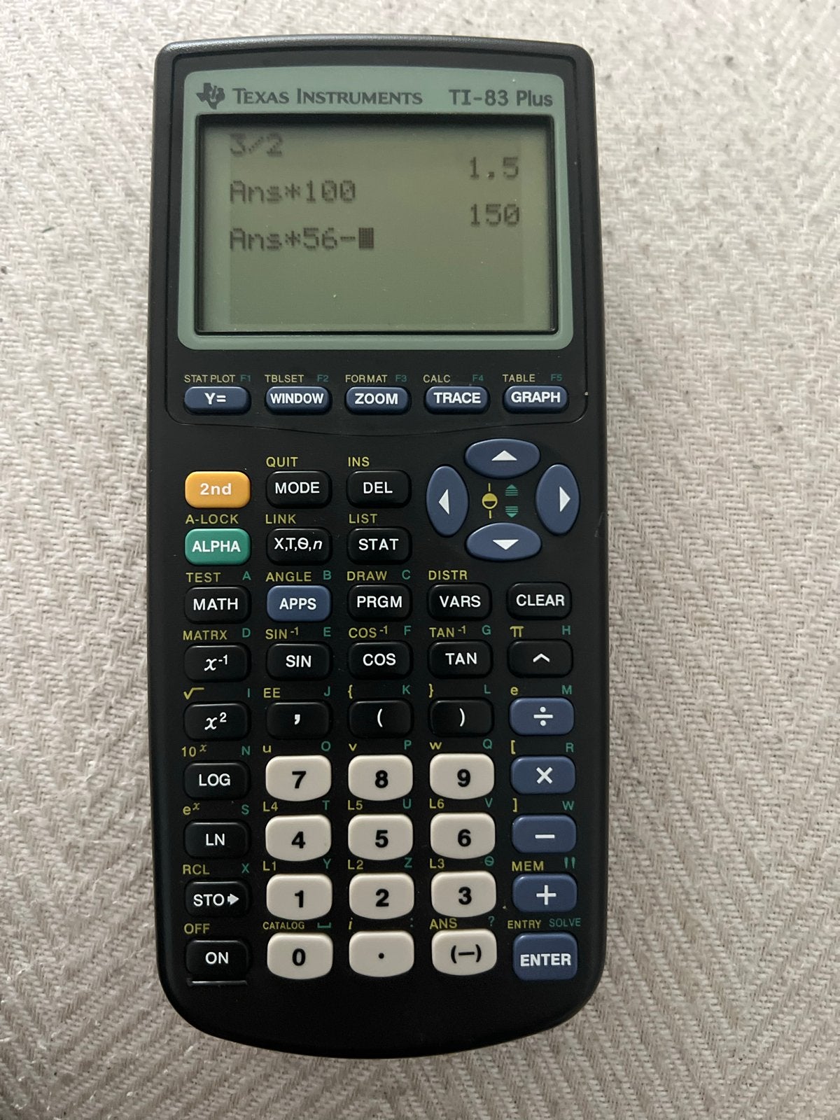 Texas Instruments TI-83 Plus  grafische rekenmachine, Diversen, Ophalen of Verzenden, Zo goed als nieuw