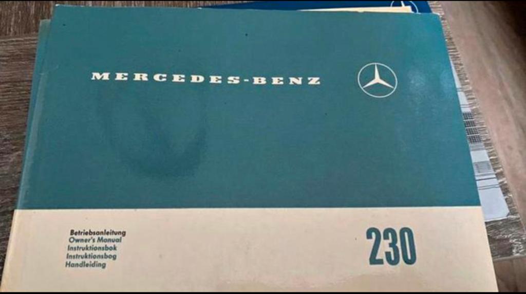 Mercedes-Benz W110 model 230 instructieboekje 168 pagina’s, Ophalen of Verzenden