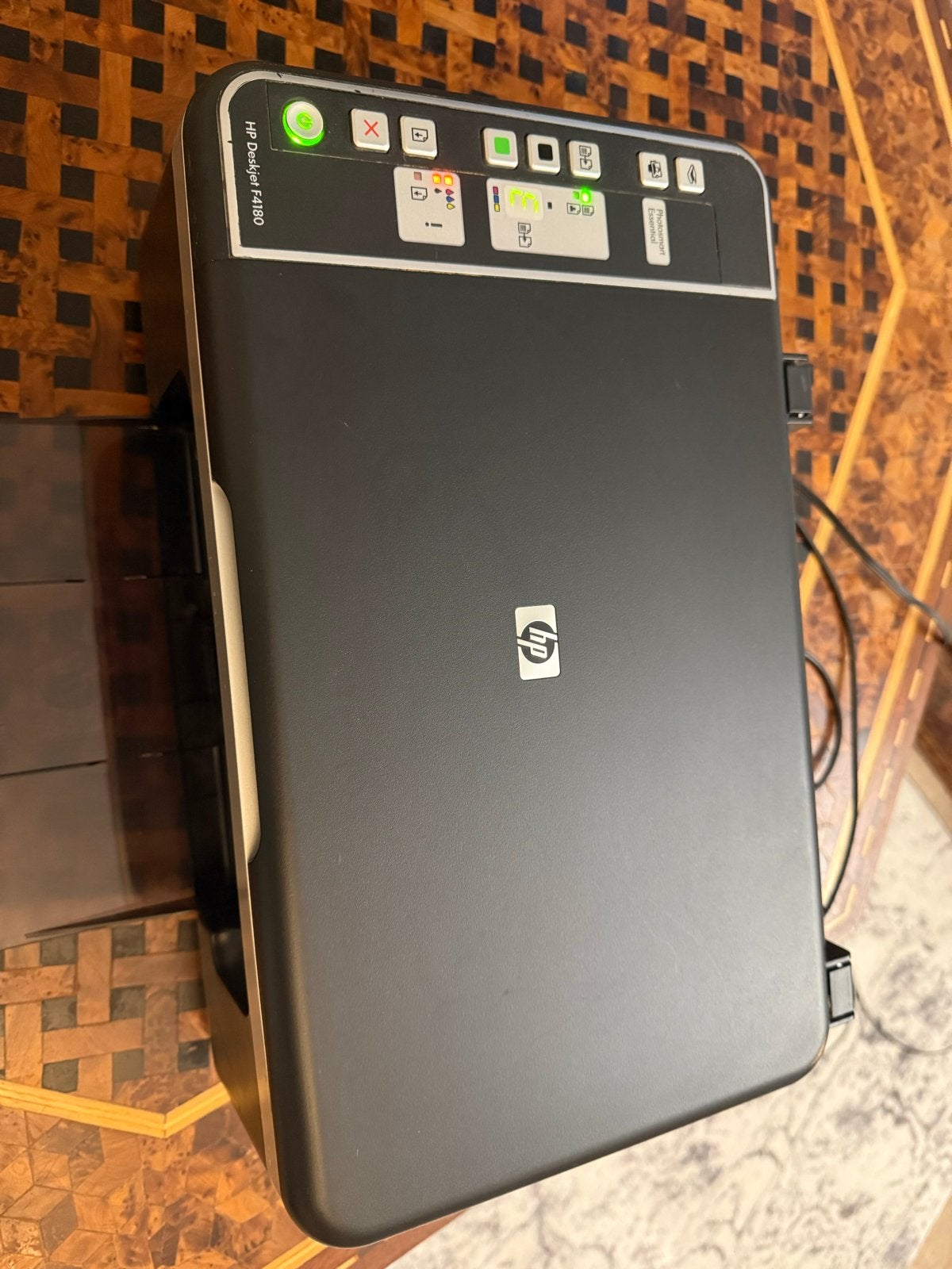 HP Deskjet F4180 All-in-One Printer met alle kabels, Computers en Software, Gebruikt, Inkjetprinter, All-in-one, Kleur printen