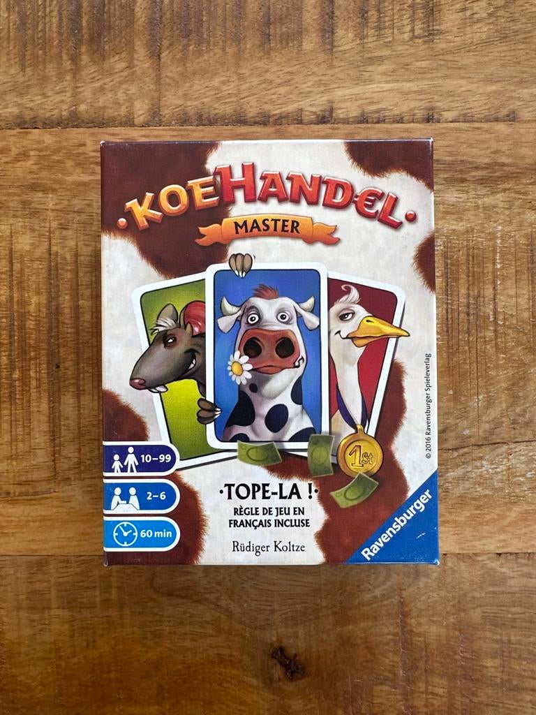 Koehandel Master - Ravensburger kaartspel, Drie of vier spelers, Ophalen of Verzenden, Zo goed als nieuw