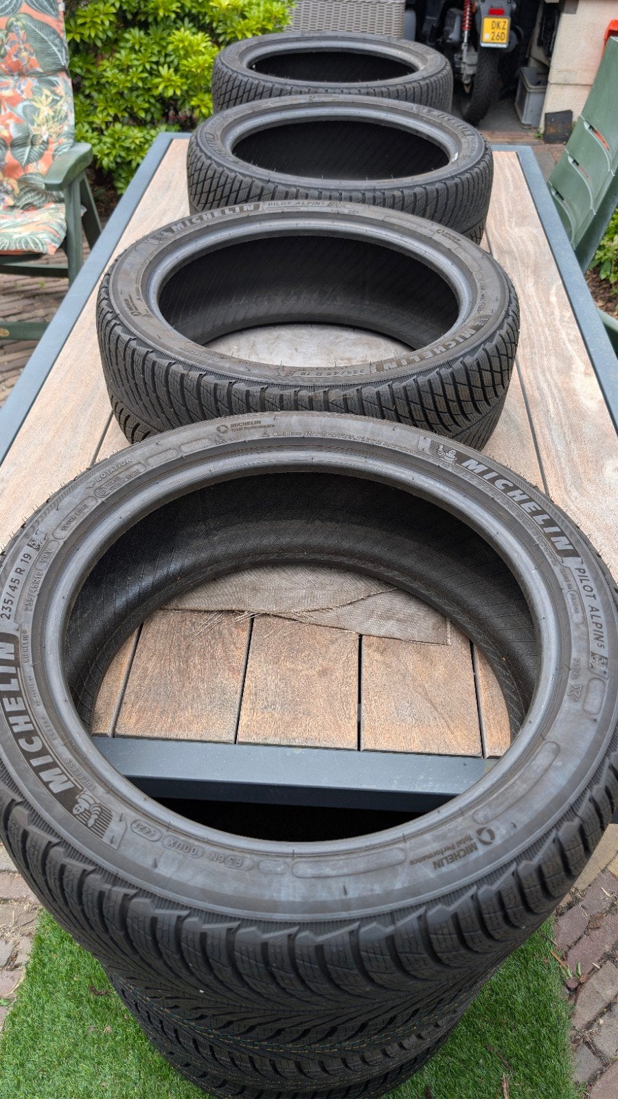 Michelin Pilot Alpin 5 Winterbanden - 235/45 R19, 19 inch, Gebruikt, 235 mm, Band(en)