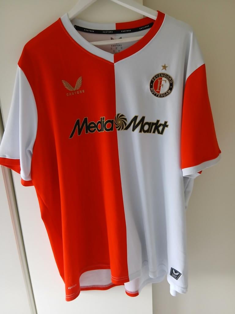 Feyenoord Thuisshirt 2025/2026 - Maat xxxxl, Castore, Overige maten, Ophalen of Verzenden, Zo goed als nieuw