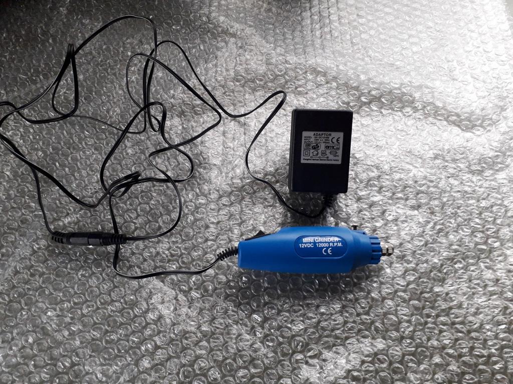 Mini grinder 12 volt 12000 R.P.M slijpmachine, Ophalen, Minder dan 700 watt, Werkbankslijpmachine