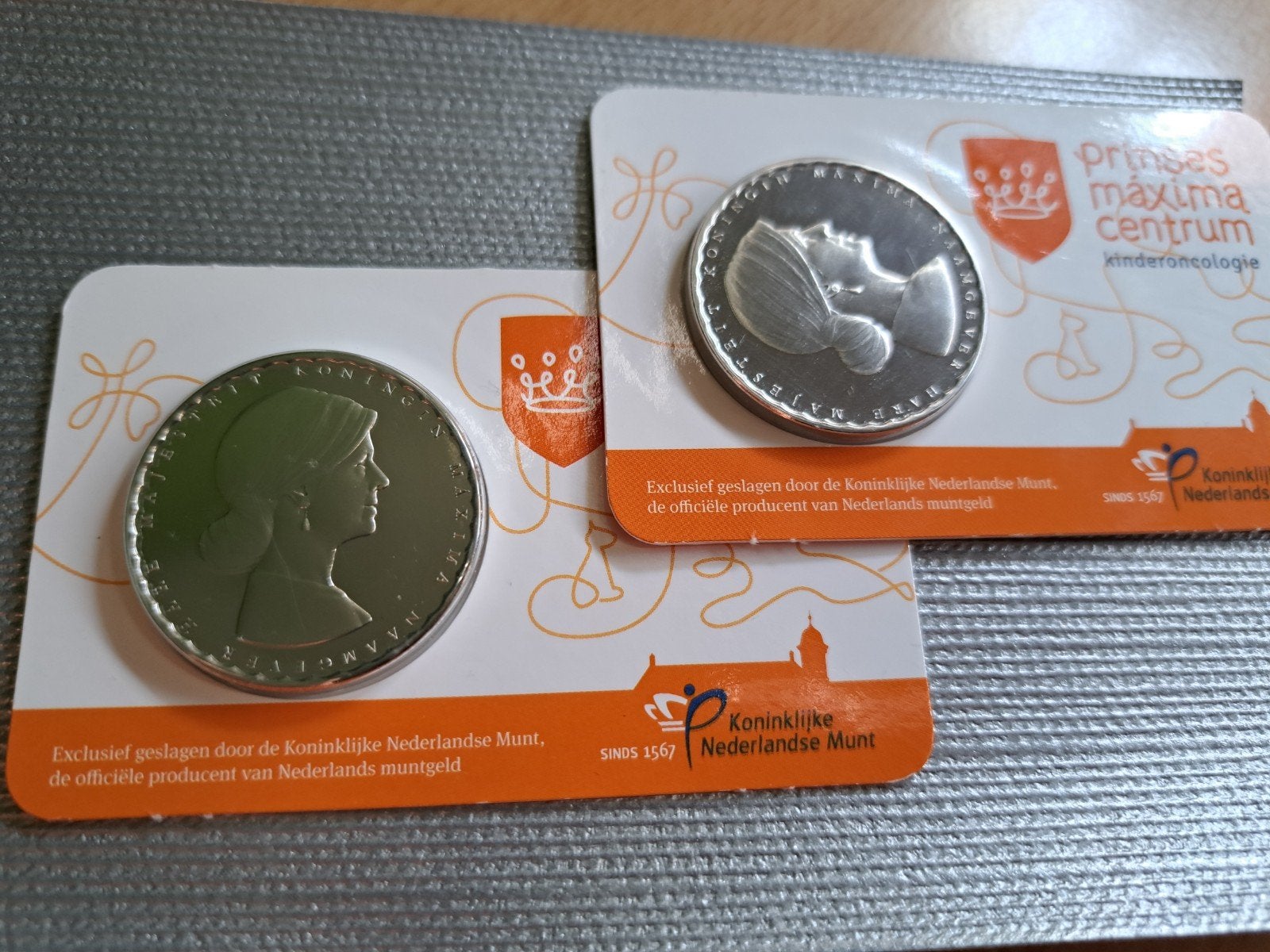 AFWIJKING KWART GEDRAAID Penning Prinses Maxima Centrum 2018, Ophalen of Verzenden, Koningin Beatrix, Overige waardes