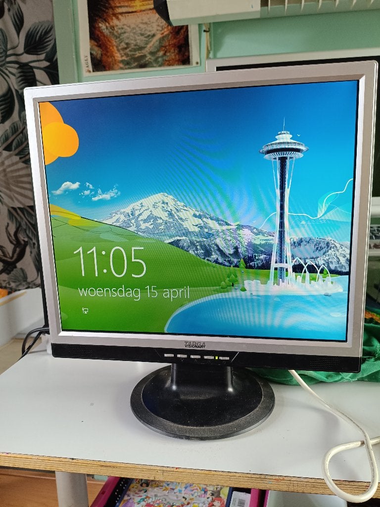 targa visionary 19 inch led monitor, Ophalen, Gebruikt, Overige resoluties, LED
