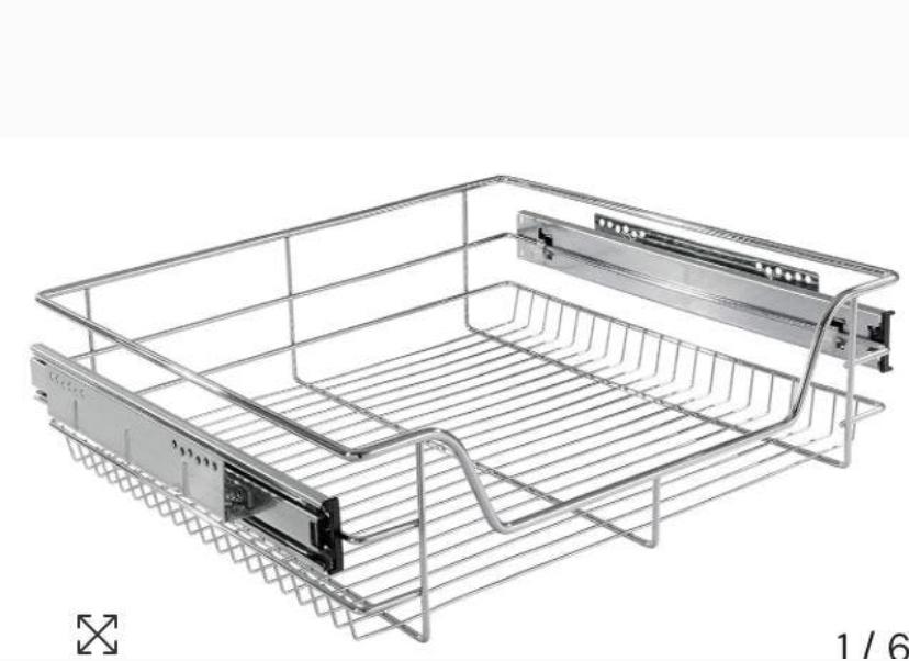 Tectake Telescooplade Keuken/Slaapkamerkast 60cm Nieuw, Overige typen, Ophalen of Verzenden, Metaal, Overige merken