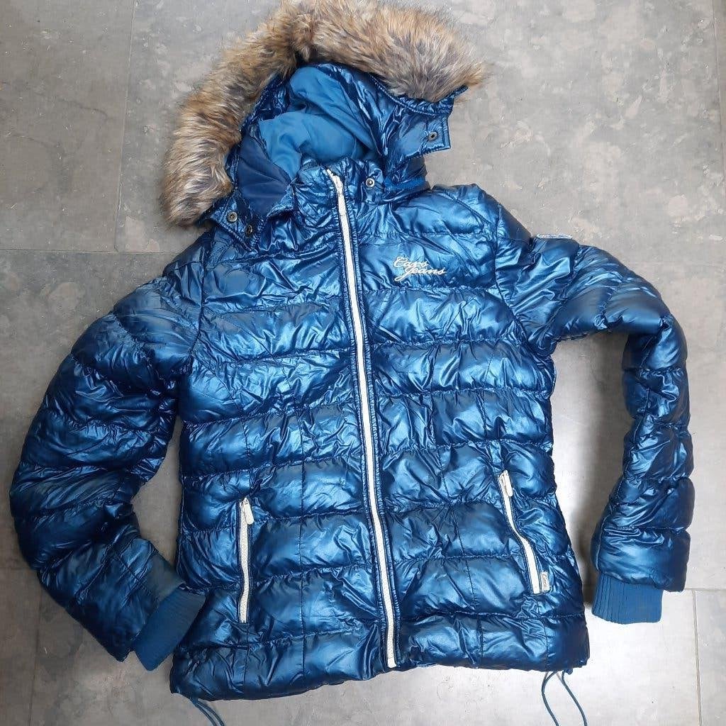 Blauwe jas 164 merk cars, Verzenden, Gebruikt, Meisje, Jas