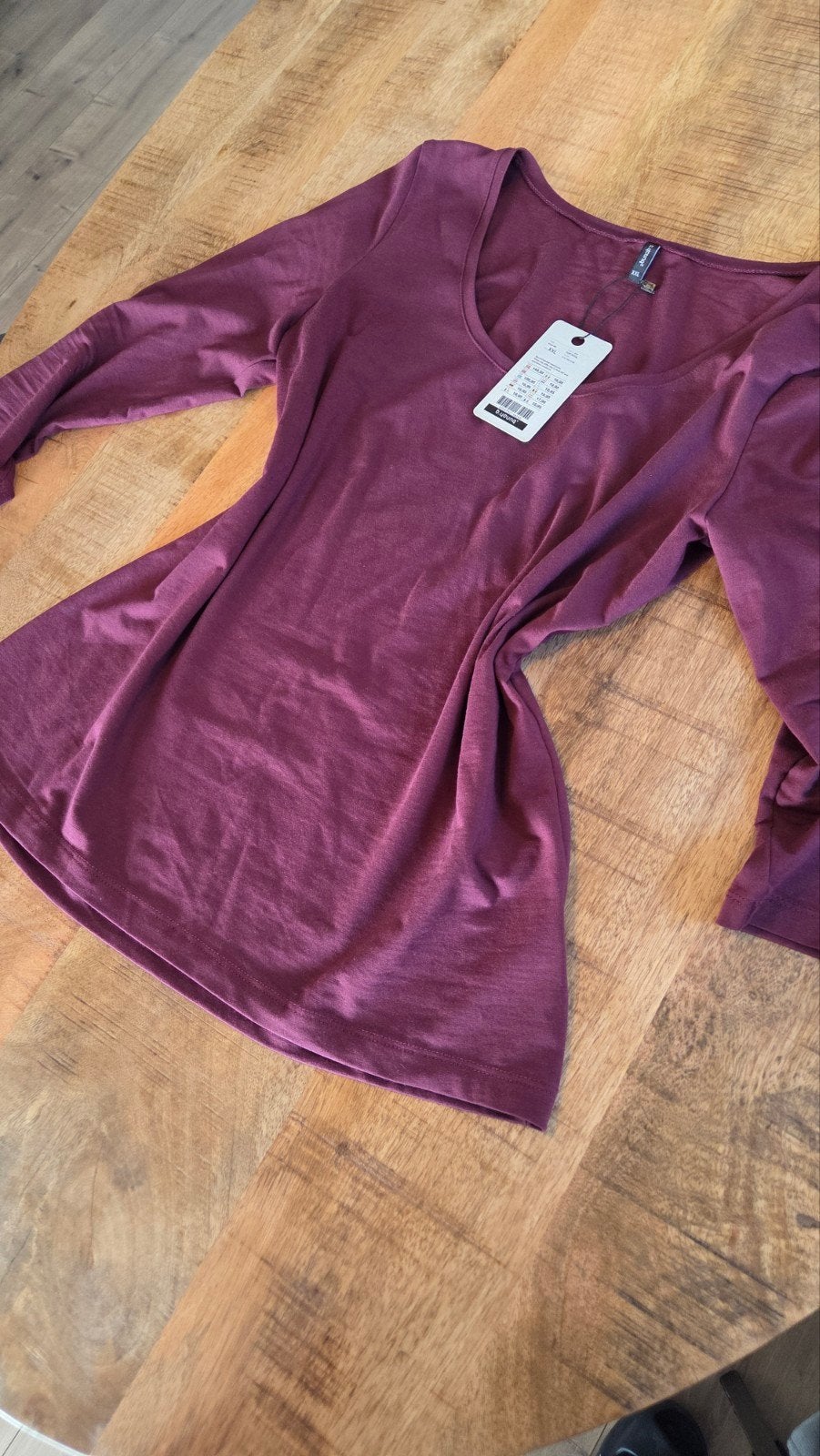 Nieuwe Top – B.Young | Maat XXL | Bordeaux Port Paars, Maat 46/48 (XL) of groter, Nieuw, Ophalen of Verzenden, Rood
