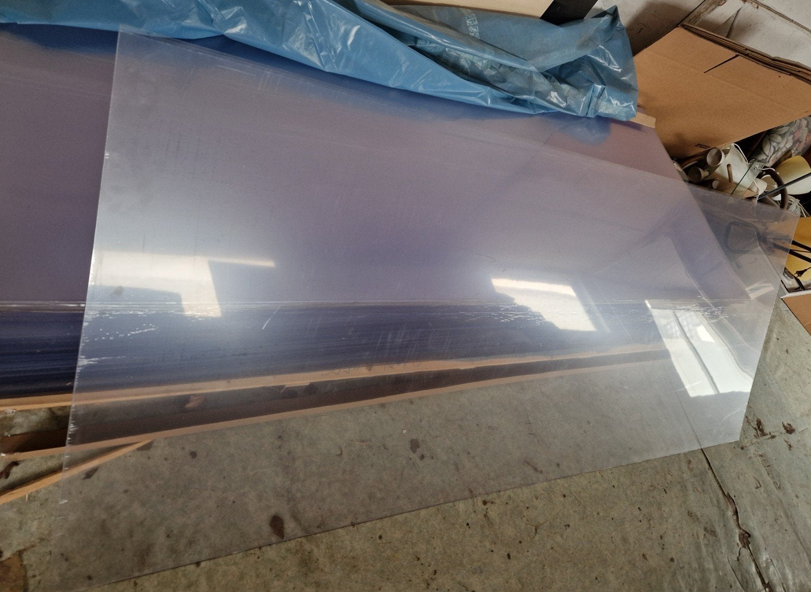 plexiglas platen 5mm dik, 300 x 120 cm, met beschermfolie, Doe-het-zelf en Verbouw, Ophalen, Nieuw