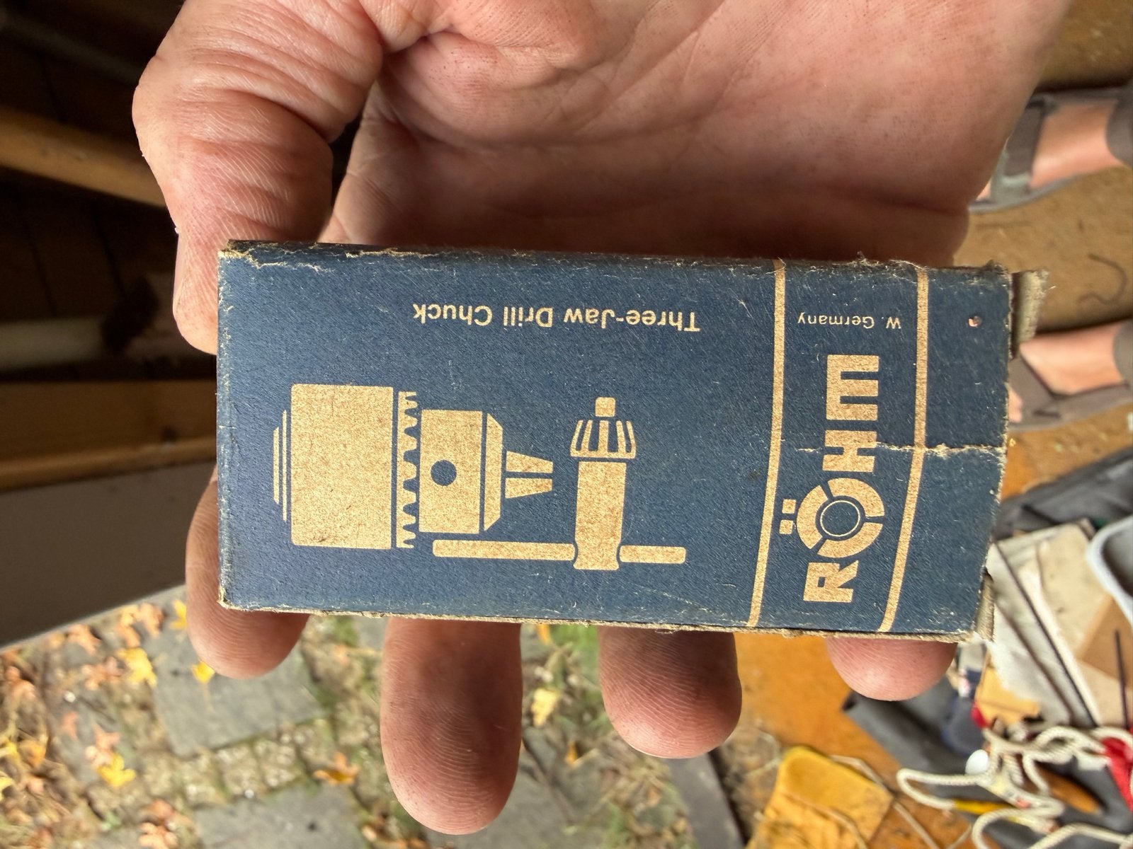 Röhm Prima Boorkop met Sleutel - Vintage, Zo goed als nieuw, Ophalen of Verzenden, Zo goed als nieuw, Overige typen