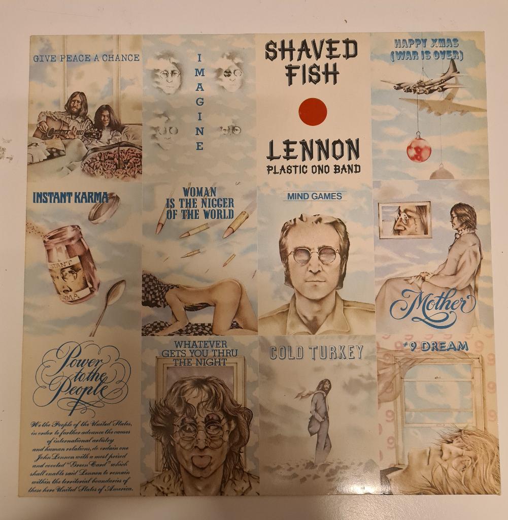 John Lennon. Shaved fish., Gebruikt, Ophalen of Verzenden, 1970 - 1979, 12 inch