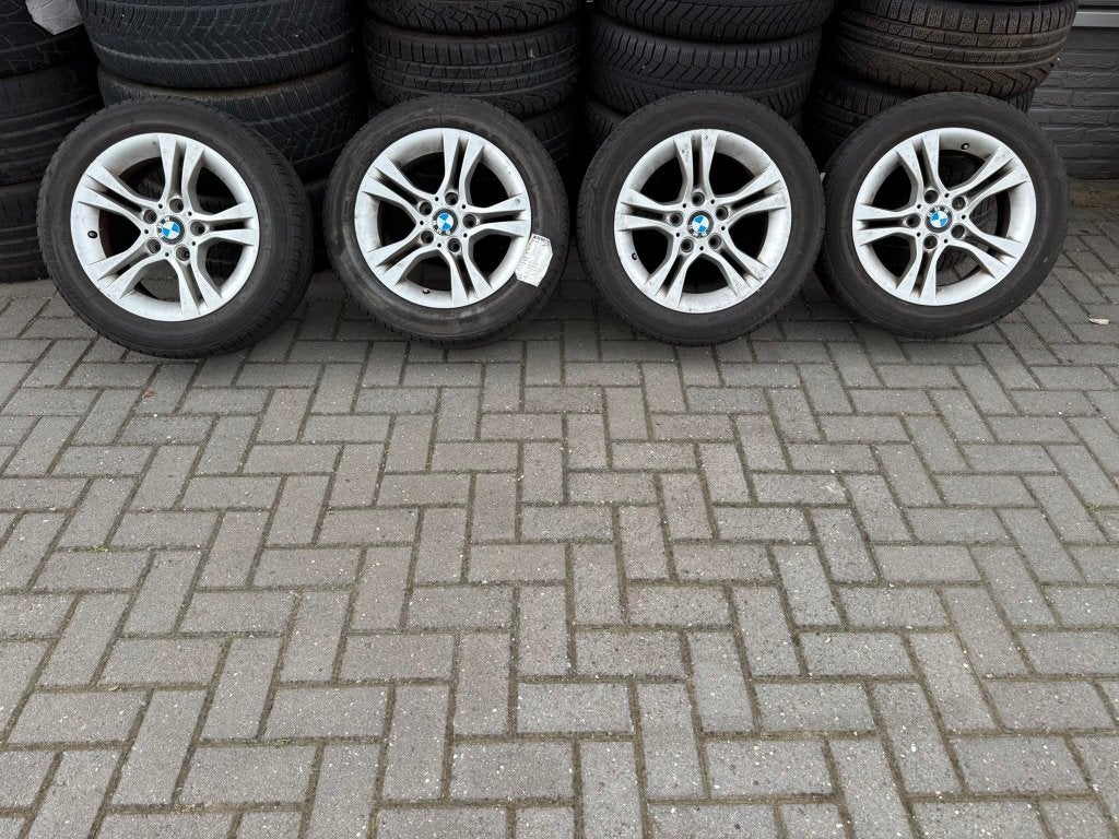 BMW 3 serie style 268 wielen velgen Bridgestone zomerbanden, Auto-onderdelen, Banden en Velgen, Ophalen, Gebruikt, 16 inch, Banden en Velgen