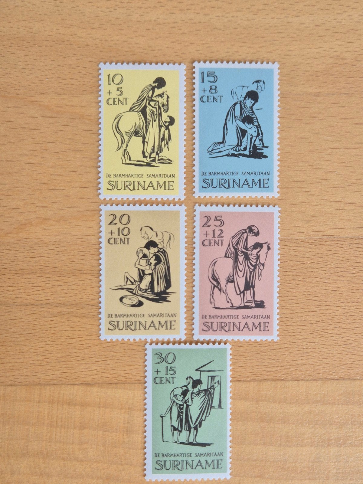 Suriname 1967 paaszegels, Ophalen of Verzenden, Postfris