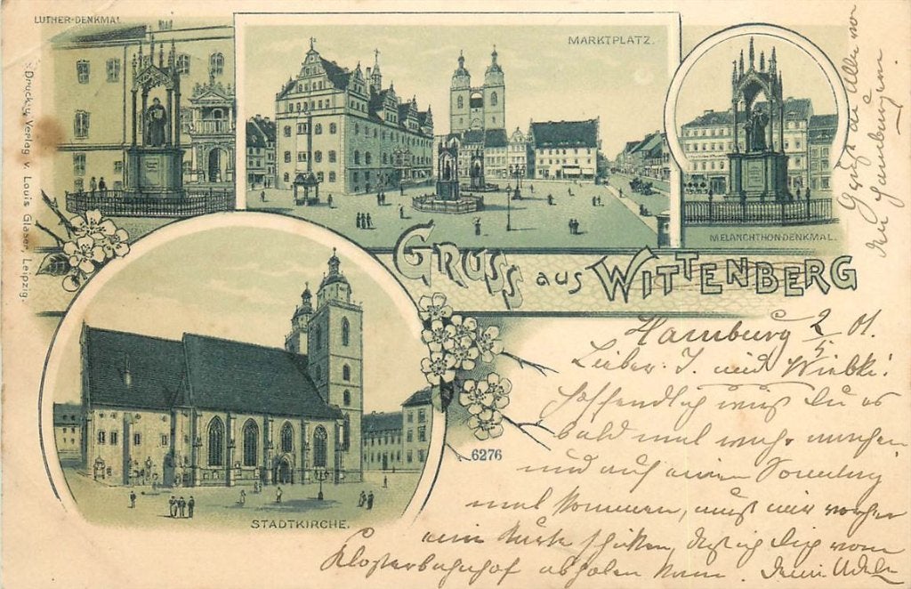 379-023-007 Wittenberg Litho, Verzenden, Voor 1920, Duitsland