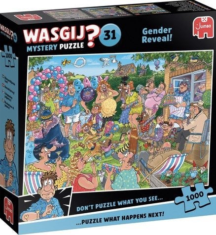 Wasgij Mystery 31 - Gender Reveals! - 1000 st. (NIEUW), Ophalen of Verzenden, 500 t/m 1500 stukjes, Nieuw, Legpuzzel