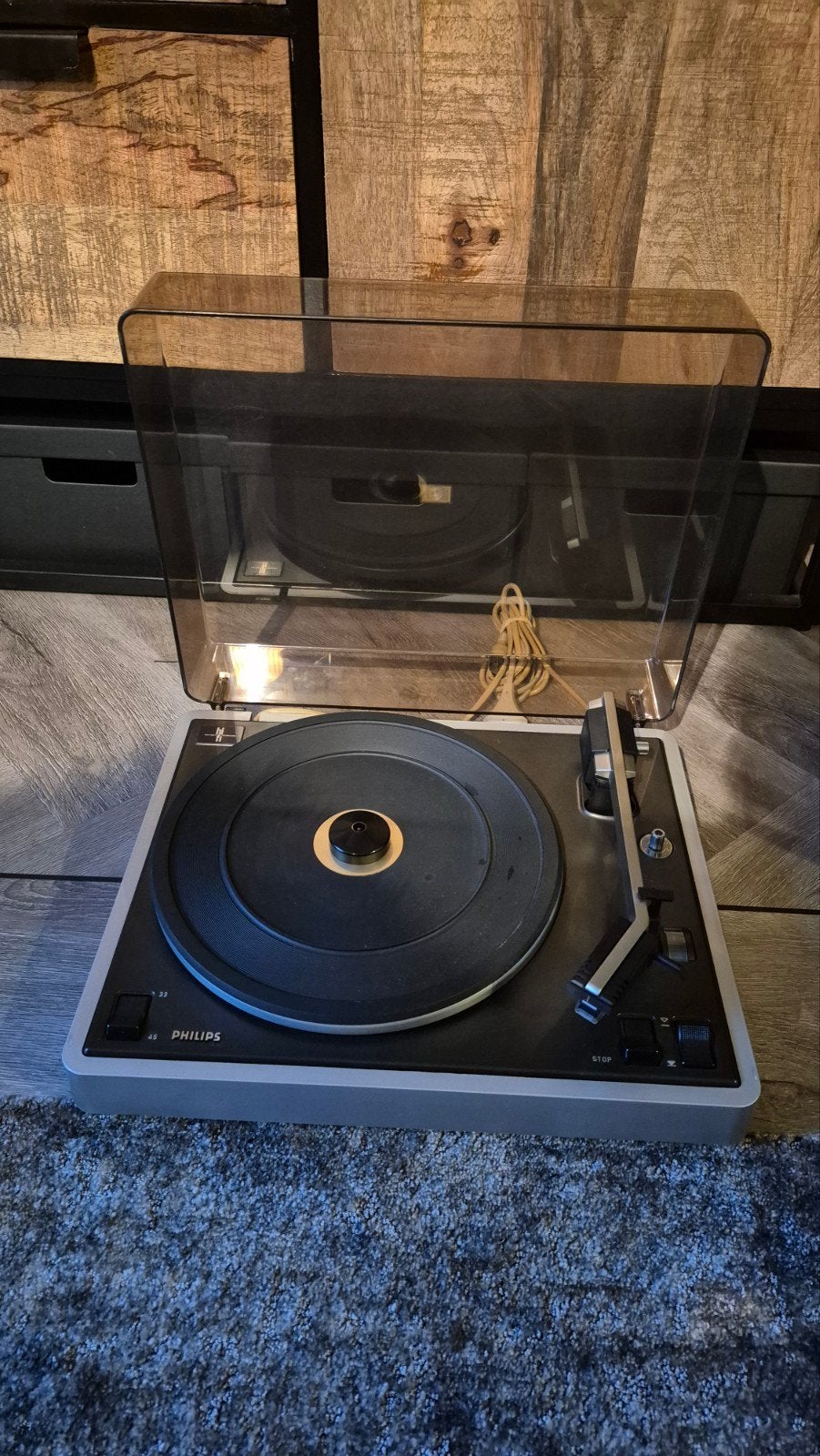 Philips Platenspeler - Vintage Geluidservaring, Ophalen of Verzenden, Gebruikt, Platenspeler, Philips