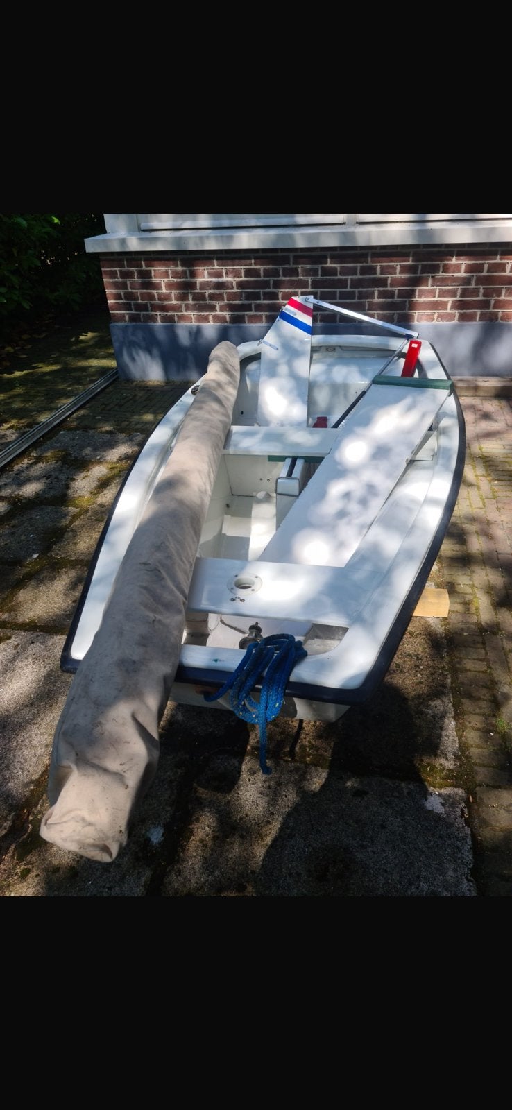 Optimist zeilboot helemaal compleet en vaarklaar, Ophalen of Verzenden, Zo goed als nieuw, Overige typen, Minder dan 15 m²