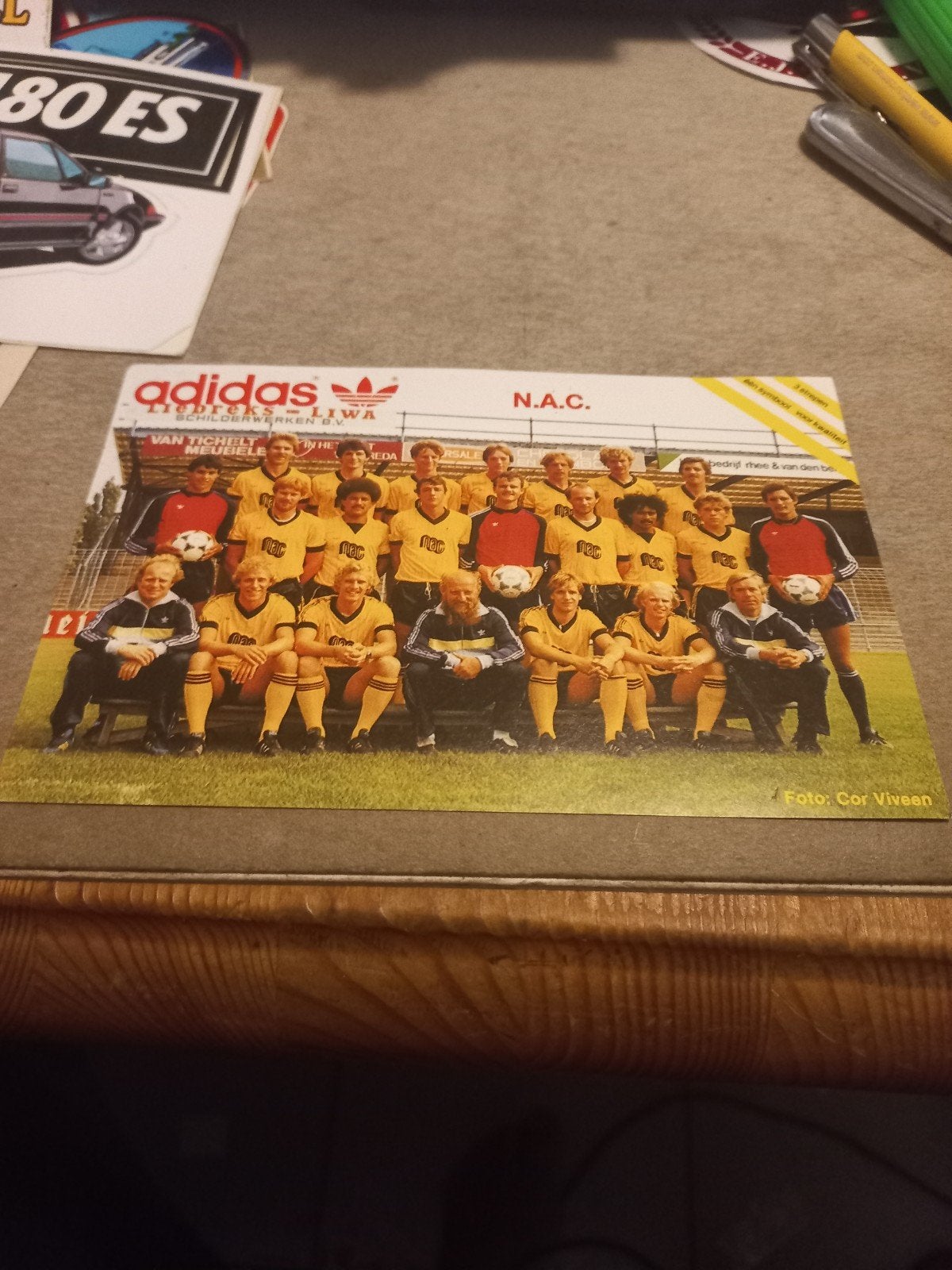 NAC Breda teamfoto - Vintage voetbal memorabilia geen sticke, Verzamelen, Ophalen of Verzenden