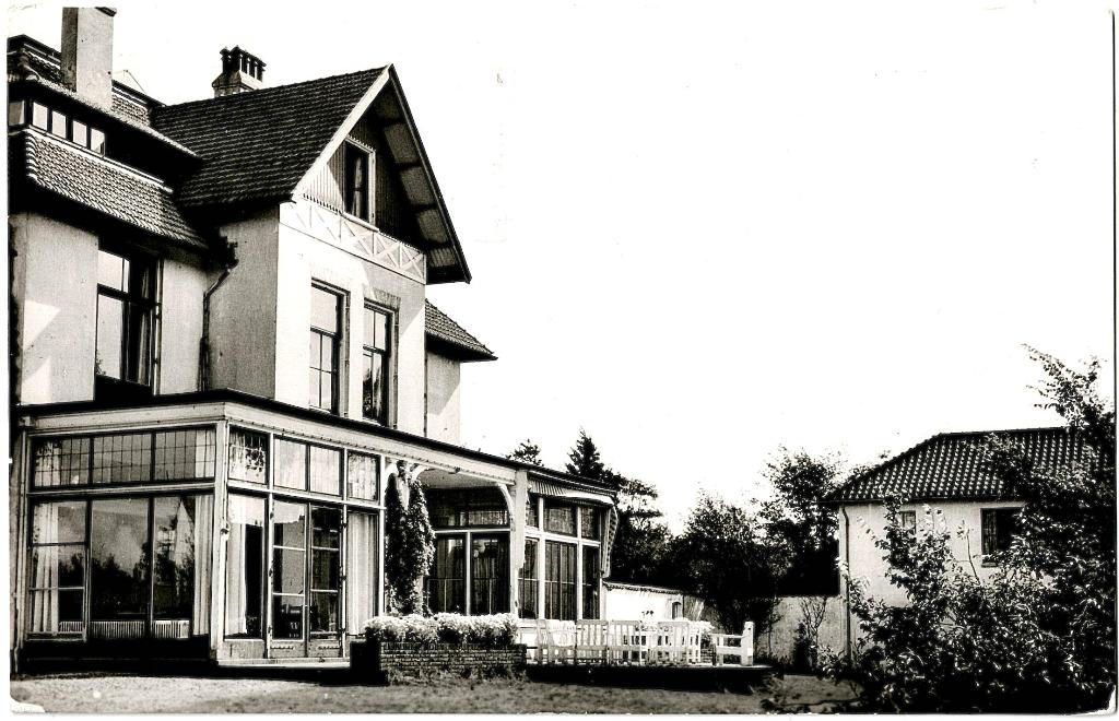 Bentveld (NH),  Woodbrookers terras, verstuurd 1958, Verzenden, 1940 tot 1960, Gelopen, Noord-Holland