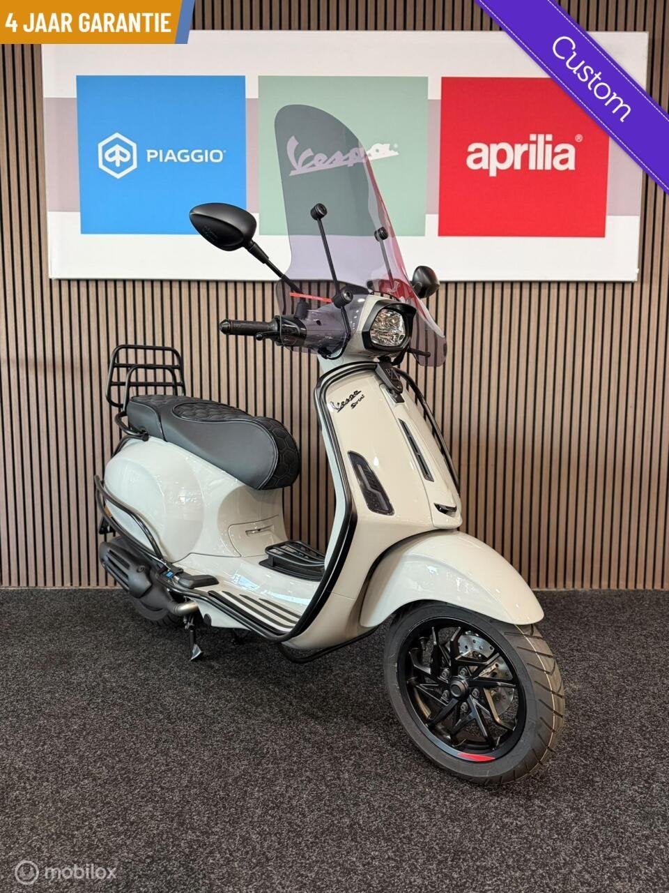 Vespa Vespa Sprint S 2026 CUSTOM Chalk grey NIEUW, Overige modellen, Nieuw, 49 cc, Info@scootermotive.nl