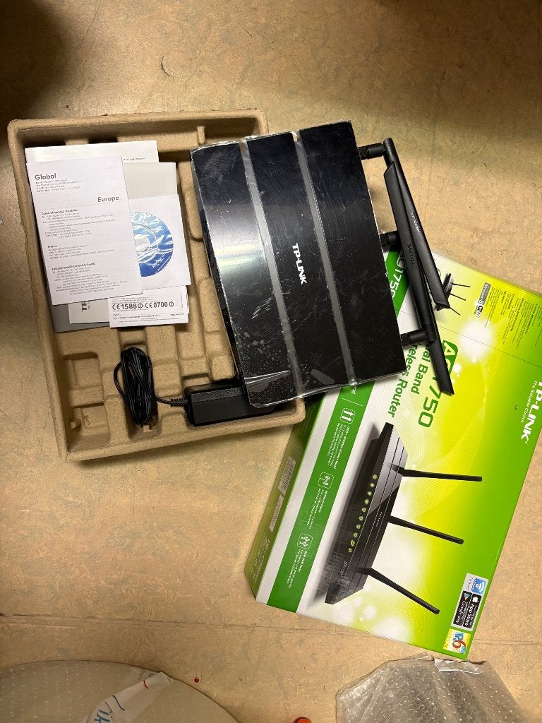 TP-Link Archer C7 AC1750 Dual Band WiFi Router, Computers en Software, Routers en Modems, Verzenden, Gebruikt, Router, TP-Link