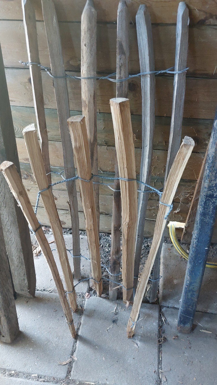 Kastanjehouten hekwerkjes gratis, Tuin en Terras, Ophalen, Nieuw, Hout, Tuinhek