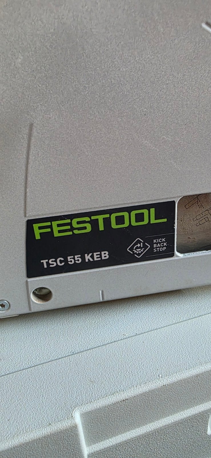 festool zaagmachines invalzaag TSC55K, Doe-het-zelf en Verbouw, Ophalen of Verzenden