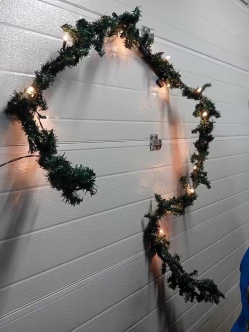 5 kerstmis groene tak slinger diverse lengtes, Diversen, Kerst, Ophalen of Verzenden, Gebruikt