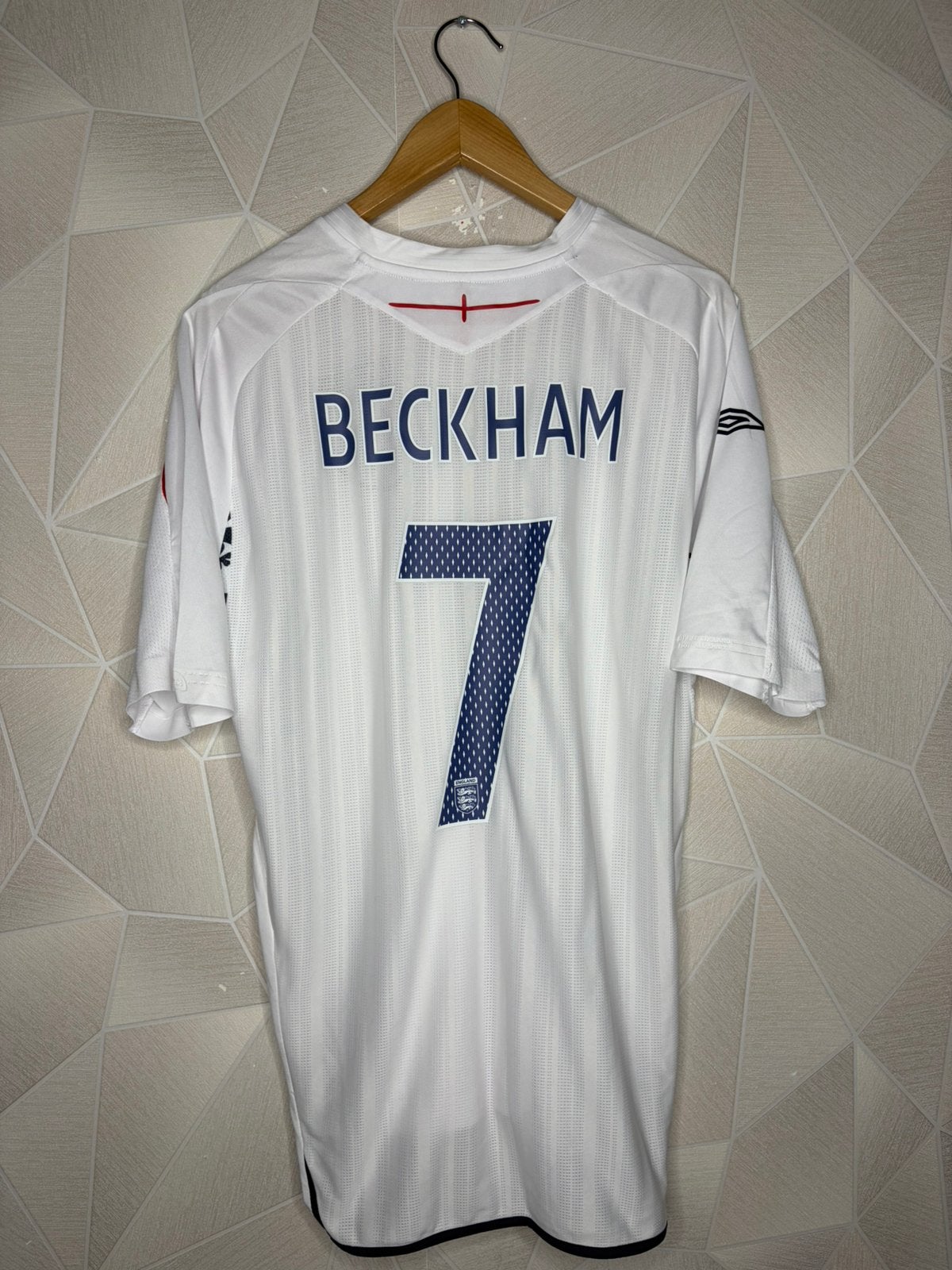 England Thuis 2007/2009 Beckham, Shirt, ., Maat L, Ophalen of Verzenden