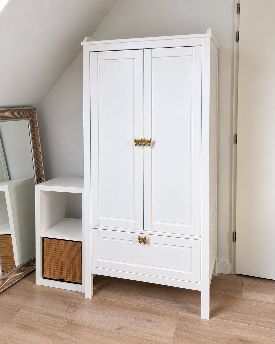 IKEA SUNDVIK kledingkast wit – kinderkamer – 80x50x171 cm, Kinderen en Baby's, Ophalen, Kast, 50 tot 70 cm, 105 cm of meer