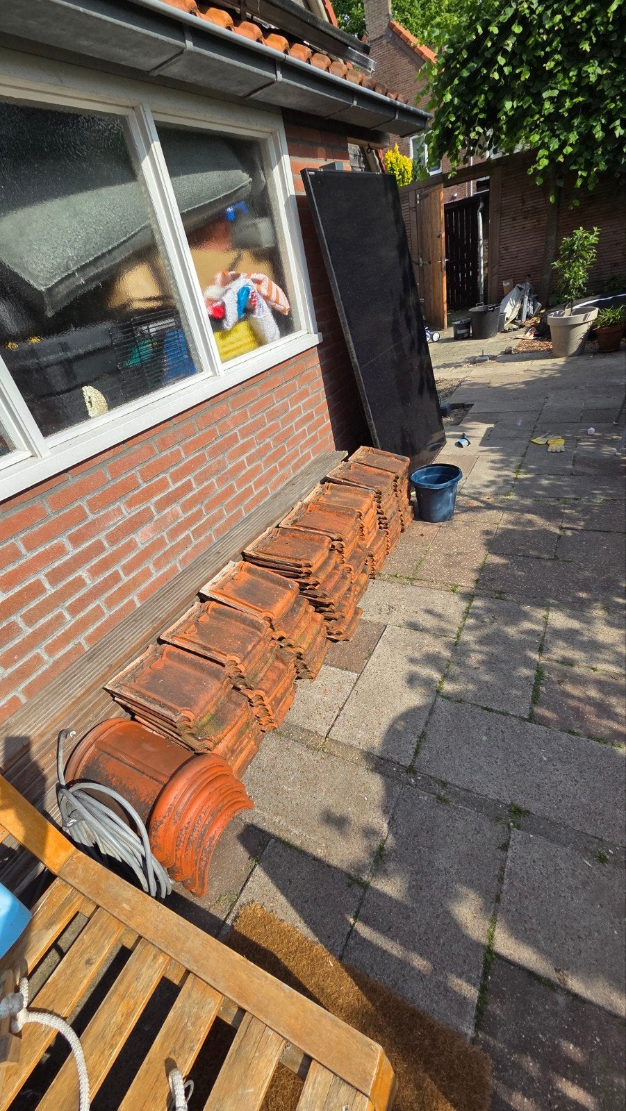 Dakpannen jaren 30, Doe-het-zelf en Verbouw, Dakpannen en Dakbedekking, Ophalen
